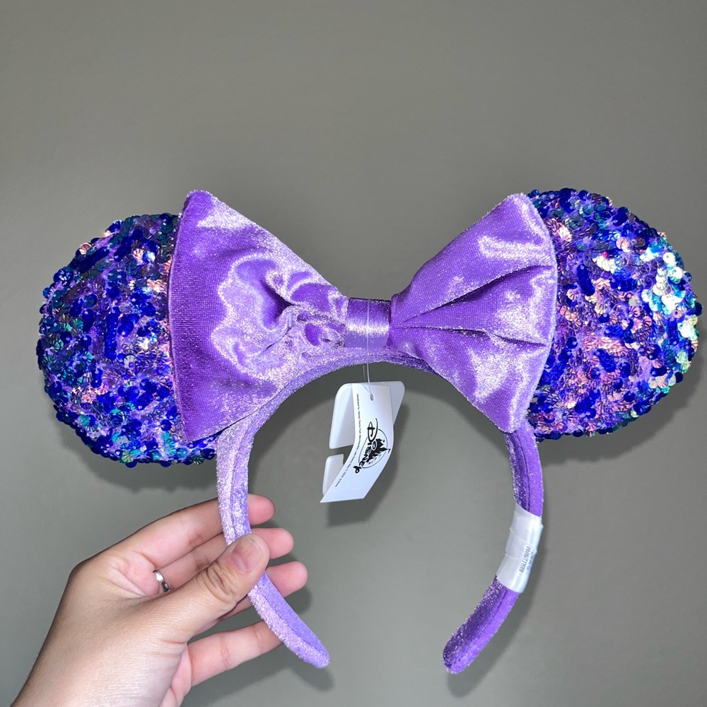 New Amethyst Minnie Ear Headband